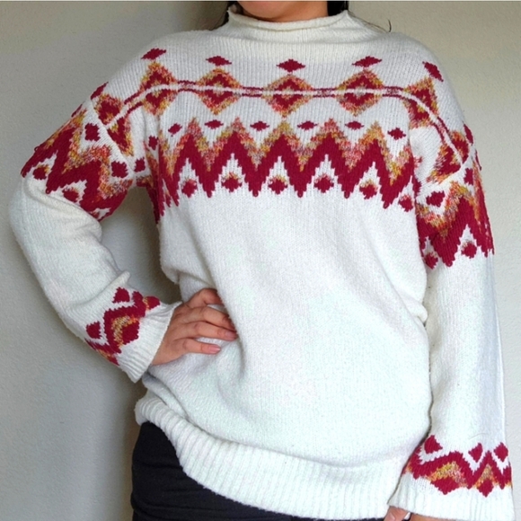 Isabel Maternity Mock Neck Sweater - Picture 2 of 3